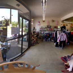 Panoramic pic from the front of the store; there's also an even bigger space in the rear.