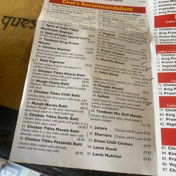 Spice of India - The nickel & dimeing continues when you buy set meals. Everything pen marked will bring an extra charge between £1 & £2. So be warned - Indian Near Me - Newry, NYM