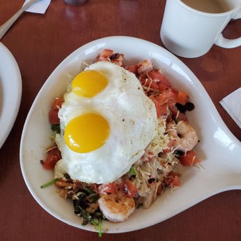 Scrambled Diner - Seafood skillet - Breakfast & Brunch Near Me - Dyer, Indiana