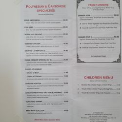 China Harbor Cantonese and Polynesian Restaurant - Updated as of Jan 2026