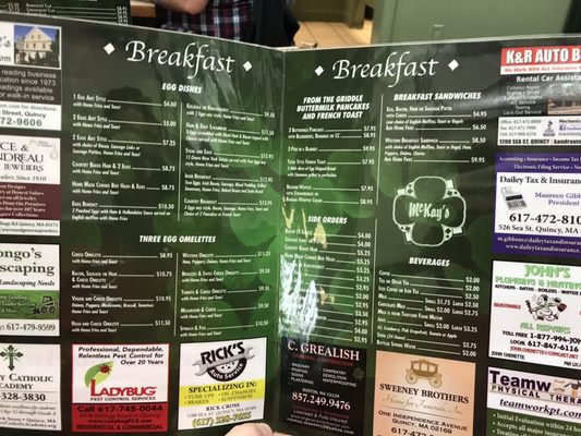Menu photo 4 Mckay's Breakfast & Lunch Quincy, MA