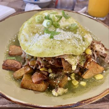 Eggscellent - Chile Verde Baja Carnitas - Breakfast & Brunch Near Me - Las Vegas, Nevada