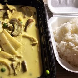 Thai Town - Chicken green curry takeout