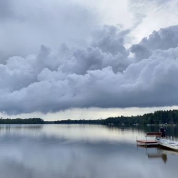 Cedaroma Lodge - Even a cloudy day on the lake is beautiful. - Resorts Near Me - Saint Germain, Wisconsin