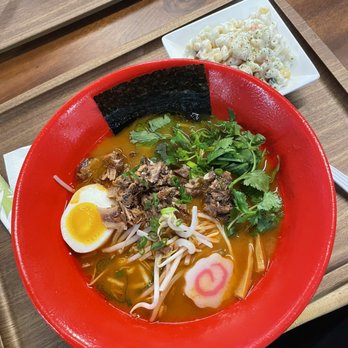 Tilly Kitchen - TK Ramen with a side of Mac Salad - Korean Near Me - Chantilly, Virginia