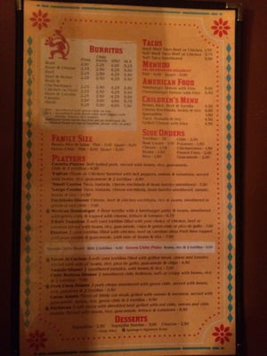 Menu photo 2 Santiago's Viii Mexican Restaurant Johnstown, CO Menu photo 2 Santiago's Viii Mexican Restaurant Johnstown, CO