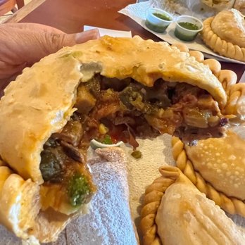 The Original Marini's Empanada House - The hot Tia Maria double Not too spicy - Latin American Near Me - Houston, Texas The Original Marini's Empanada House - The hot Tia Maria double Not too spicy - Latin American Near Me - Houston, Texas
