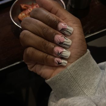 Sun Nail Spa - 90's - early 2000's design medium length acrylic nails - Nail Salons Near Me - Las Vegas, Nevada Sun Nail Spa - 90's - early 2000's design medium length acrylic nails - Nail Salons Near Me - Las Vegas, Nevada