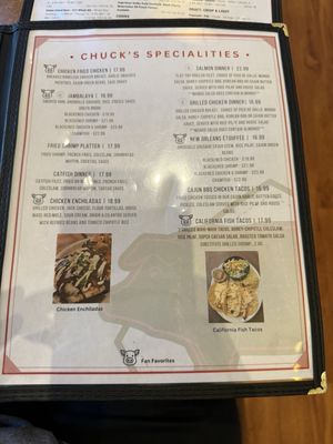 Menu photo 1 Chuck's Southern Comforts Café Burbank, IL Menu photo 1 Chuck's Southern Comforts Café Burbank, IL
