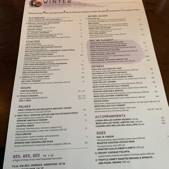 Seasons 52 - Seasonal menu - Seafood Near Me - Buford, Georgia
