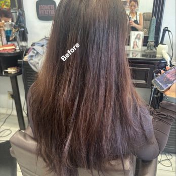 Sunny Salon & Spa - Patchy hair, as I dyed it myself at home. - Hair Salons Near Me - Union City, California
