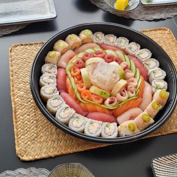 Sushi Friend - Custom platter. Everything was delicious & fresh. We got this for a family b-day party at home, and it was a hit. Great customer service! - Sushi Bars Near Me - Phoenix, Arizona