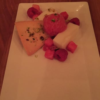 Oleana Restaurant - Bici bici - milk pudding, watermelon, raspberry - Turkish Near Me - Cambridge, Massachusetts