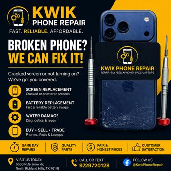 Kwik Phone Repair - Mobile Phone Repair Near Me - Fort Worth, Texas Kwik Phone Repair - Mobile Phone Repair Near Me - Fort Worth, Texas
