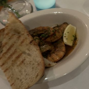 Perla's - New Orleans New Orleans Style BBQ Shrimp , Oak Grilled Ciabatta - Seafood Near Me - Austin, Texas