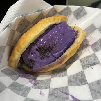Afters Ice Cream - Ube brownie with milk bun - Ice Cream & Frozen Yogurt Near Me - Alhambra, California Afters Ice Cream - Ube brownie with milk bun - Ice Cream & Frozen Yogurt Near Me - Alhambra, California