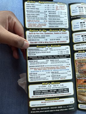 Menu photo 2 Wings-N-Things Houston, TX