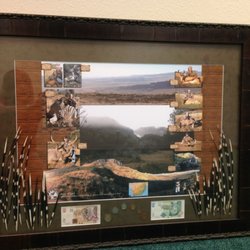 Gold Leaf Gallery - Super creativity with porcupine quills as grass!