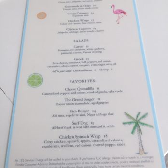 Sky Bar - Menu - Bars Near Me - Surfside, Florida
