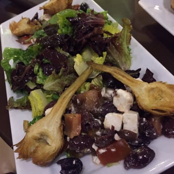 Share Wine Lounge and Small Plate Bistro - Fried artichoke hearts on salad. Tasty. - Tapas/Small Plates Near Me - Ann Arbor, Michigan Share Wine Lounge and Small Plate Bistro - Fried artichoke hearts on salad. Tasty. - Tapas/Small Plates Near Me - Ann Arbor, Michigan
