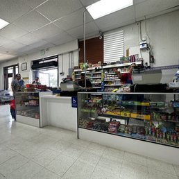 the interior of a grocery store