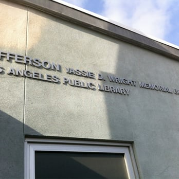 Jefferson - Vassie D. Wright Memorial Branch Library - Libraries Near Me - Los Angeles, California Jefferson - Vassie D. Wright Memorial Branch Library - Libraries Near Me - Los Angeles, California