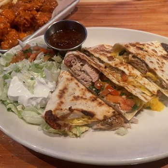 Twin Peaks - Smoked chicken quesadillas were only ok. - Sports Bars Near Me - Centennial, Colorado Twin Peaks - Smoked chicken quesadillas were only ok. - Sports Bars Near Me - Centennial, Colorado