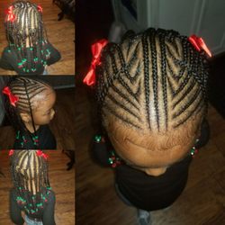 Braids with design