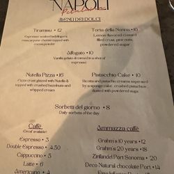 L’Oro Di Napoli - Dessert menu - 4/25