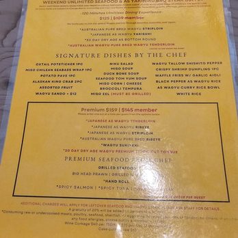 Niku X - Menu - Steakhouses Near Me - Los Angeles, California Niku X - Menu - Steakhouses Near Me - Los Angeles, California