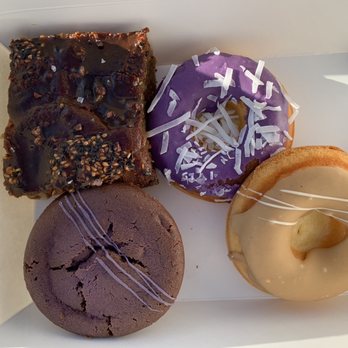 Third Culture Bakery - Berkeley - Ube donut, Ube muffin, bread pudding and dulce de leche donut. So good! - Bakeries Near Me - Berkeley, California