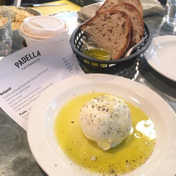 Padella - Buratta cheese with olive oil - Italian Near Me - London, XGL