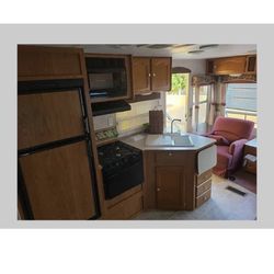 We Rent RVs - Cozy inside of the Springdale