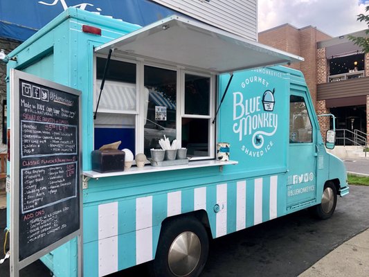 Blue Monkey Shaved Ice by null