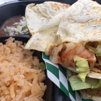 Chubby Burrito - Shrimp quesadilla with rice and beans - Food Trucks Near Me - Jacksonville, Florida
