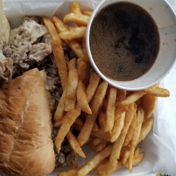 Fowler House Cafe - a sandwich and french fries - American Near Me - Quincy, Massachusetts