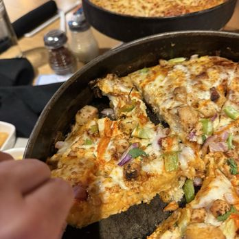 BJ's Restaurant & Brewhouse - And again sticking to the pan - Pizza Near Me - La Mesa, California