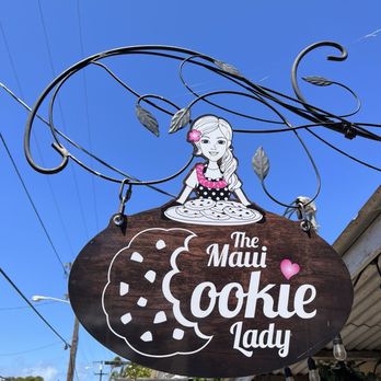 The Maui Cookie Lady - The Maui Cookie Lady Sign - Desserts Near Me - Makawao, Hawaii The Maui Cookie Lady - The Maui Cookie Lady Sign - Desserts Near Me - Makawao, Hawaii