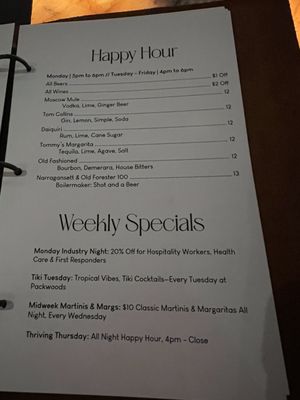 Menu photo 5 Packwoods Maitland, FL