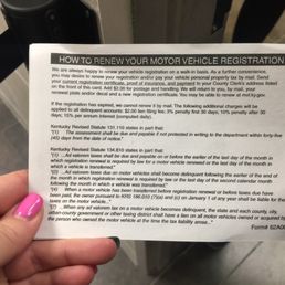 Instructions on how to renew your registration