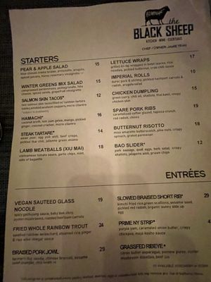 Menu photo 4 The Black Sheep Las Vegas, NV