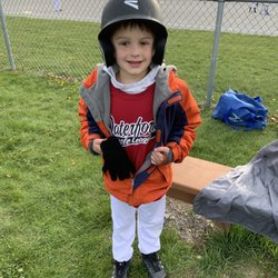 Springfield Parks and Recreation Shiawassee Basin - Grandson getting ready to bat