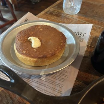 Crockett's 1875 Breakfast Camp - Pancake that comes with skillet meal - Breakfast & Brunch Near Me - Gatlinburg, Tennessee Crockett's 1875 Breakfast Camp - Pancake that comes with skillet meal - Breakfast & Brunch Near Me - Gatlinburg, Tennessee