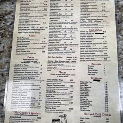 Beach Cafe - Menu Page 2
