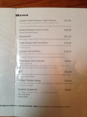 Menu photo 1 Cogan 's Bar and Restaurant Miltown Malbay, CE Menu photo 1 Cogan 's Bar and Restaurant Miltown Malbay, CE