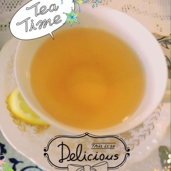 Victoria's Tea Room - Hot peach tea yuuum! They also have honey so ask if you don't want regular sugar! - Coffee & Tea Near Me - Mission, Texas