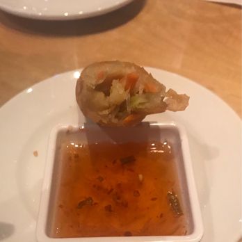 HakkaChow - Crispy Spring Roll with the best duck sauce ever! - Asian Fusion Near Me - Winston-Salem, North Carolina