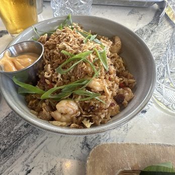 Lucky Shuck - Shrimp dirty fried rice - Seafood Near Me - Jupiter, Florida Lucky Shuck - Shrimp dirty fried rice - Seafood Near Me - Jupiter, Florida