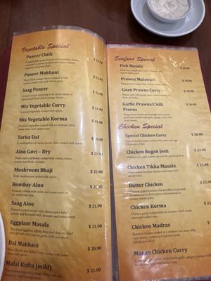 Menu photo 1 Curry Vault Indian Restaurant & Bar Melbourne, VIC