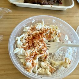 Hawaiian mac elote salad--so good! Hawaiian mac elote salad--so good!